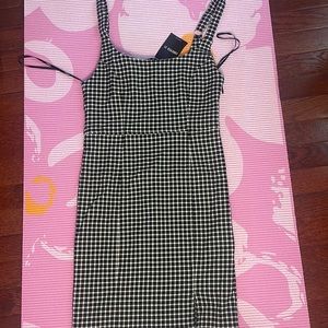 black and white plaid forever 21 dress